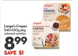Longo's Longo's Crepes offer