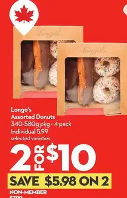 Longo's Longo's Assorted Donuts offer