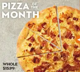 Longo's PIZZA OF THE MONTH offer