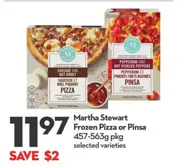 Longo's Martha Stewart Frozen Pizza or Pinsa offer