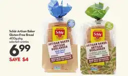 Longo's Schar Artisan Baker Gluten-Free Bread offer