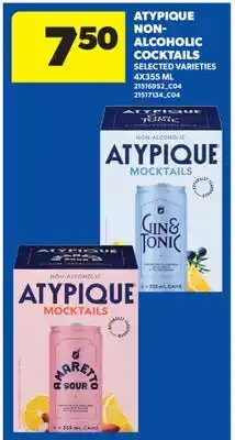 Real Canadian Superstore ATYPIQUE NON-ALCOHOLIC COCKTAILS offer