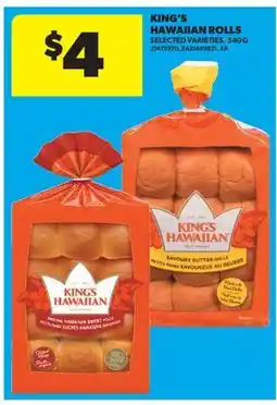 Real Canadian Superstore KING'S HAWAIIAN ROLLS offer