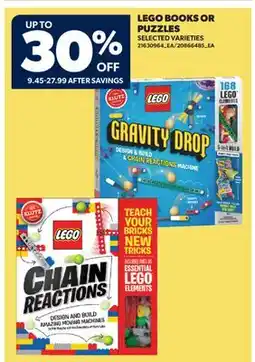 Real Canadian Superstore LEGO BOOKS OR PUZZLES offer