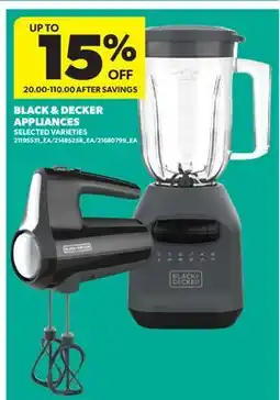 Real Canadian Superstore BLACK & DECKER APPLIANCES offer