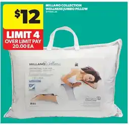 Real Canadian Superstore MILLANO COLLECTION WELLNESS JUMBO PILLOW offer