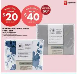 Real Canadian Superstore M BY MILLANO MICROFIBRE SHEET SETS offer