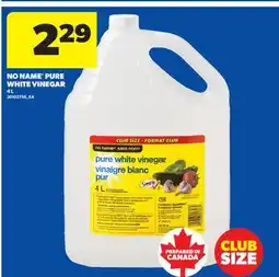Real Canadian Superstore NO NAME PURE WHITE VINEGAR offer