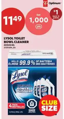 Real Canadian Superstore LYSOL TOILET BOWL CLEANER offer