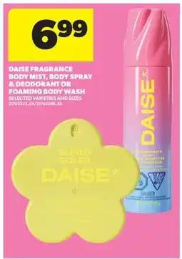 Real Canadian Superstore DAISE FRAGRANCE BODY MIST, BODY SPRAY & DEODORANT OR FOCAL POINT BODY WASH offer