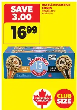 Real Canadian Superstore NESTLÉ DRUMSTICK CONES, 15'S offer