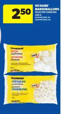 Real Canadian Superstore NO NAME MARSHMALLOWS offer