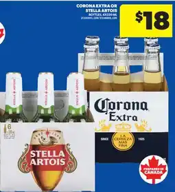 Real Canadian Superstore CORONA EXTRA OR STELLA ARTOIS offer