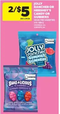 Real Canadian Superstore JOLLY RANCHER OR HERSHEY'S CANDY OR GUMMIES offer