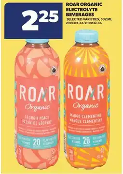 Real Canadian Superstore ROAR ORGANIC ELECTROLYTE BEVERAGES offer