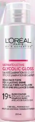 Real Canadian Superstore L'OREAL GLYCOLIC GLOSS 5 MIN LAMINATION RINSE-OFF offer