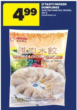 Real Canadian Superstore O'TASTY FROZEN DUMPLINGS offer