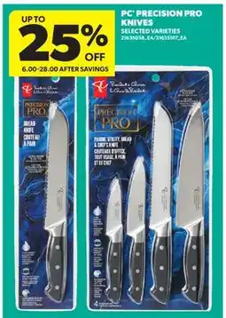 Real Canadian Superstore PC PRECISION PRO KNIVES offer