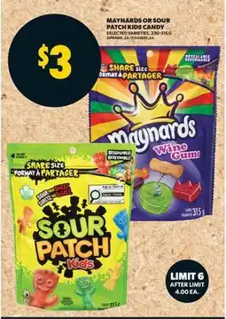 Real Canadian Superstore MAYNARDS OR SOUR PATCH KIDS CANDY offer