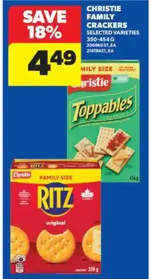 Real Canadian Superstore CHRISTIE FAMILY SIZE CRACKERS offer