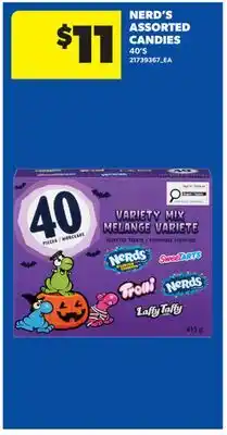 Real Canadian Superstore NERD'S ASSORTED CANDIES, 40'S offer