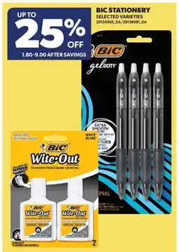 Real Canadian Superstore BIC STATIONERY offer