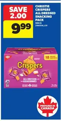Real Canadian Superstore CHRISTIE CRISPERS ALL DRESSED SNACKING PACK offer