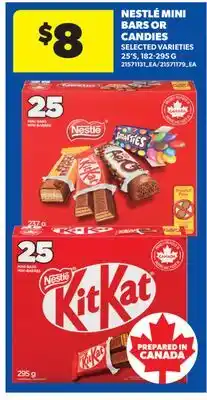 Real Canadian Superstore NESTLÉ MINI BARS OR CANDIES, 25'S offer