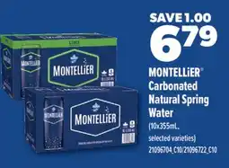 Real Canadian Superstore MONTELLIER CARBONATED NATURAL SPRING WATER offer