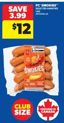Real Canadian Superstore PC SMOKIES offer