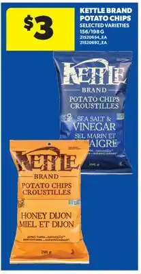 Real Canadian Superstore KETTLE BRAND POTATO CHIPS, 156/198 G offer