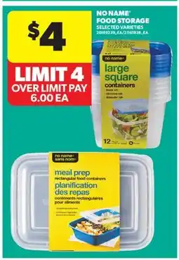 Real Canadian Superstore NO NAME FOOD STORAGE offer
