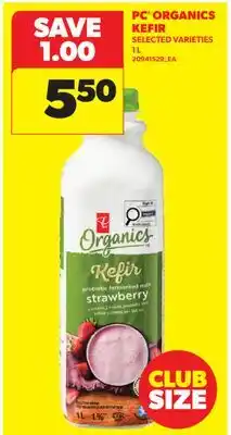 Real Canadian Superstore PC ORGANICS KEFIR offer