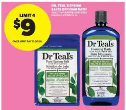 Real Canadian Superstore DR. TEAL'S EPSOM SALTS OR FOAM BATH offer