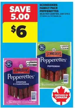 Real Canadian Superstore SCHNEIDERS FAMILY PACK PEPPERETTES offer