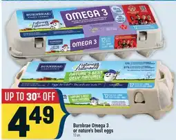 Marché Adonis BURNBRAE OMEGA 3 OR NATURE'S BEST EGGS offer