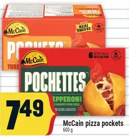 Marché Adonis McCain pizza pockets offer