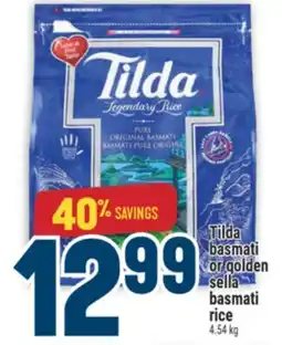 Marché Adonis TILDA BASMATI OR GOLDEN SELLA BASMATI RICE offer