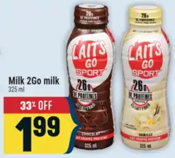 Marché Adonis Milk 2Go milk offer