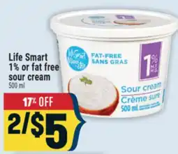 Marché Adonis Life Smart 1% or fat free sour cream offer