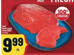 Marché Adonis BEEF INSIDE ROUND STEAK offer