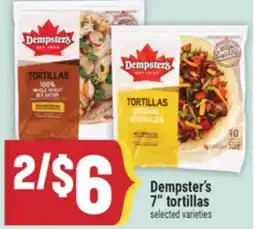 Marché Adonis Dempster's 7 tortillas offer