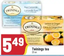 Marché Adonis TWININGS TEA offer