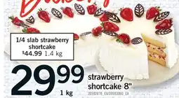 Fortinos STRAWBERRY SHORTCAKE 8 offer