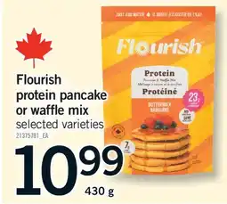 Fortinos FLOURISH PROTEIN PANCAKE OR WAFFLE MIX offer