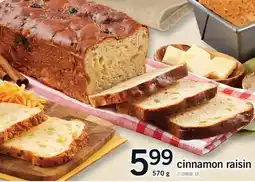 Fortinos CINNAMON RAISIN offer