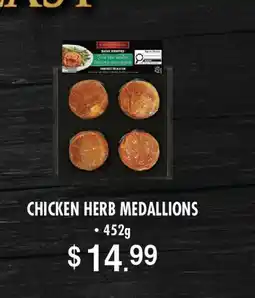 Fortinos MARCANGELO CHICKEN HERB MEDALLIONS offer