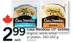 Fortinos CASA MENDOSA 10 TORTILLAS offer