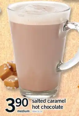 Fortinos SALTED CARAMEL HOT CHOCOLATE, MEDIUM offer