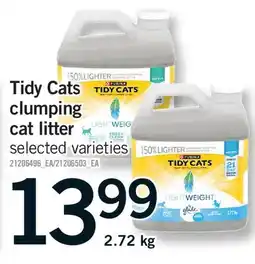 Fortinos TIDY CATS CLUMPING CAT LITTER offer